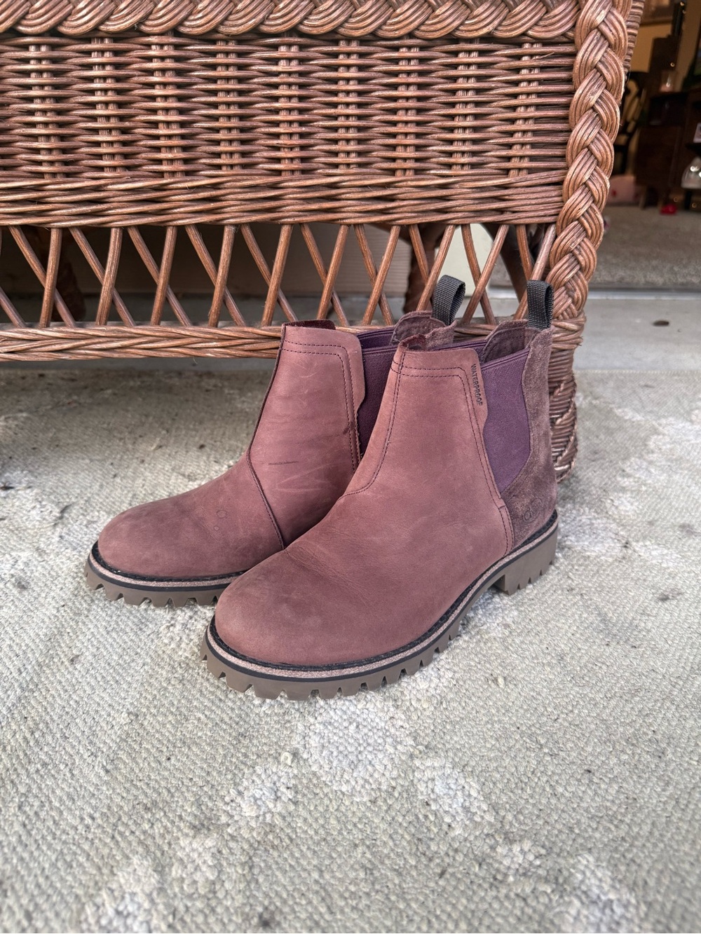 Chaco Women's Suede Chelsea Ankle Boots In Brown
